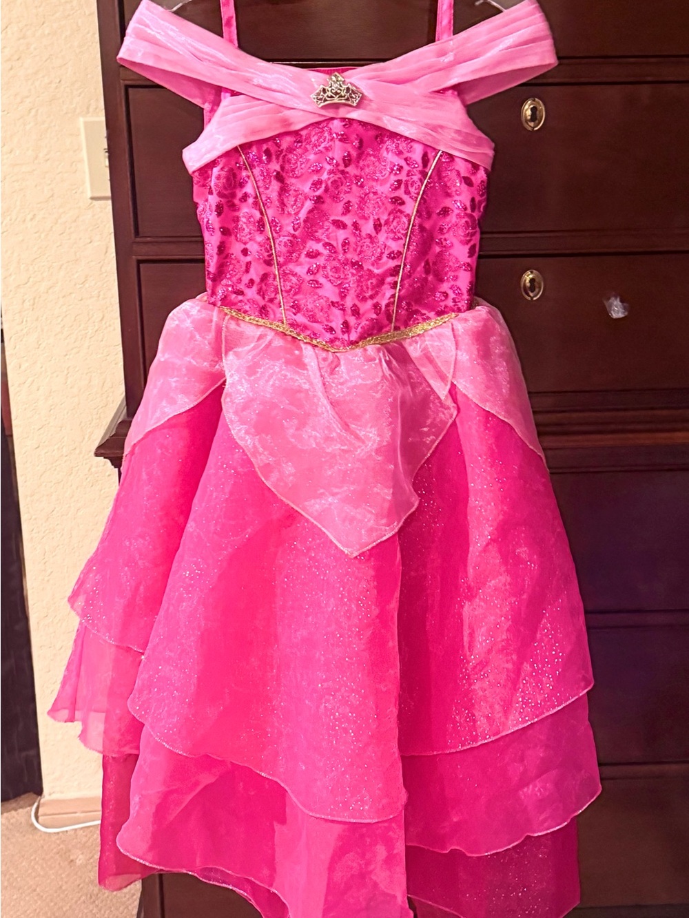 Disney Store Exclusive Princess Aurora Sleeping Beauty Costume Gown Dress 9/10